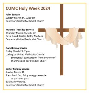 Holy Week at Centennial United Methodist Church